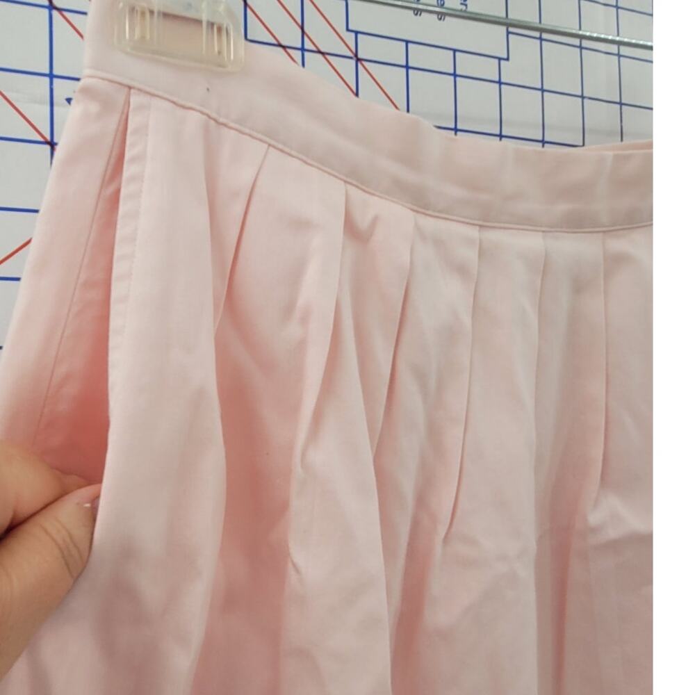 Nordstrom Vintage‎ Pink Short Sleeve Blouse Pleated Preppy Maxi Skirt Set Outfit - Picture 11 of 16